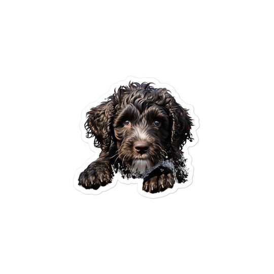 Portuguese Water Dog Sticker - Stickerfy.ai