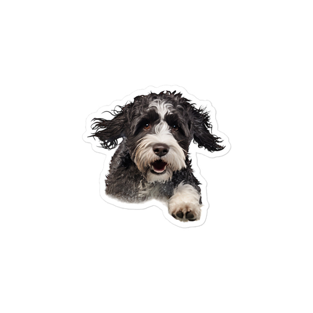 Portuguese Water Dog Sticker - Stickerfy.ai
