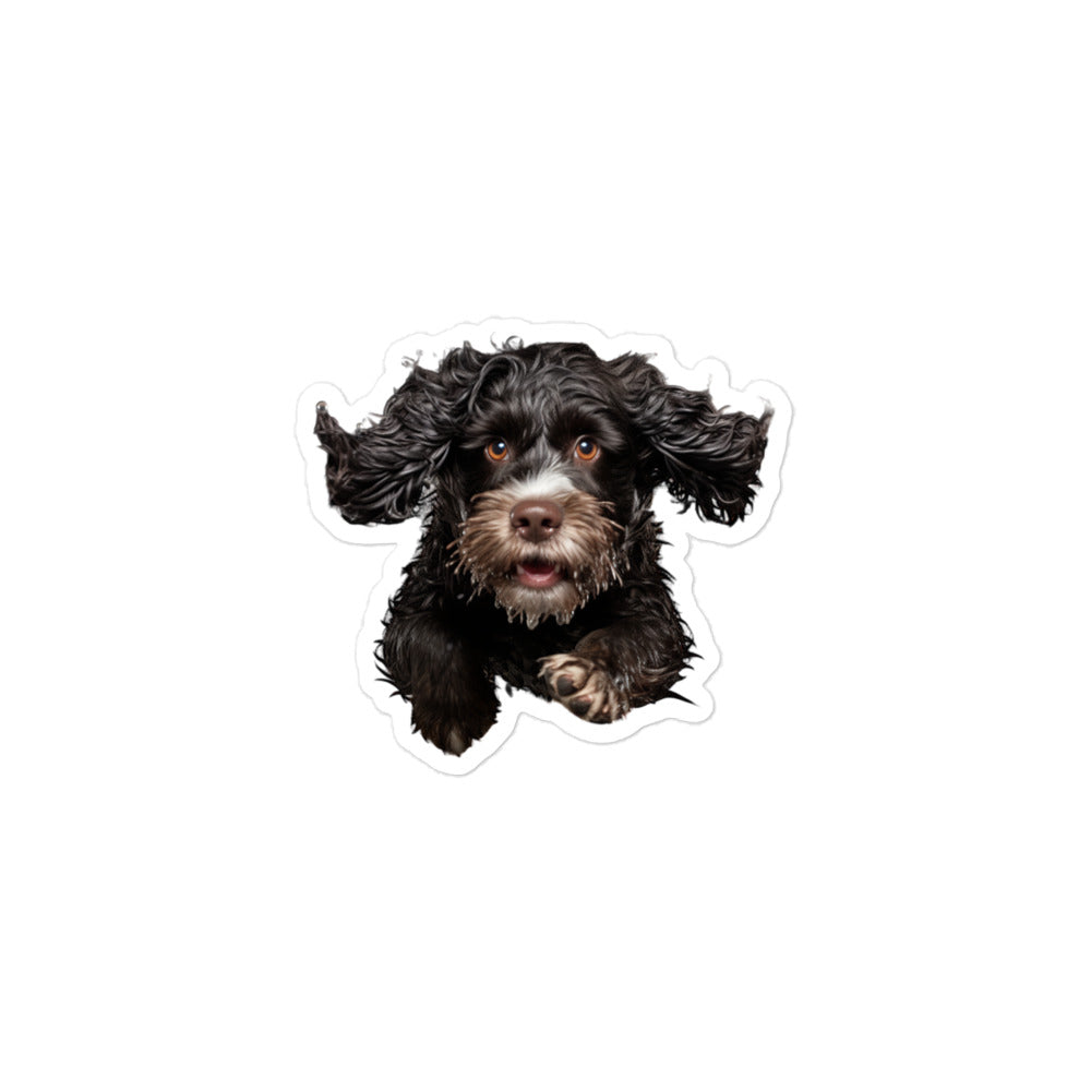 Portuguese Water Dog Sticker - Stickerfy.ai