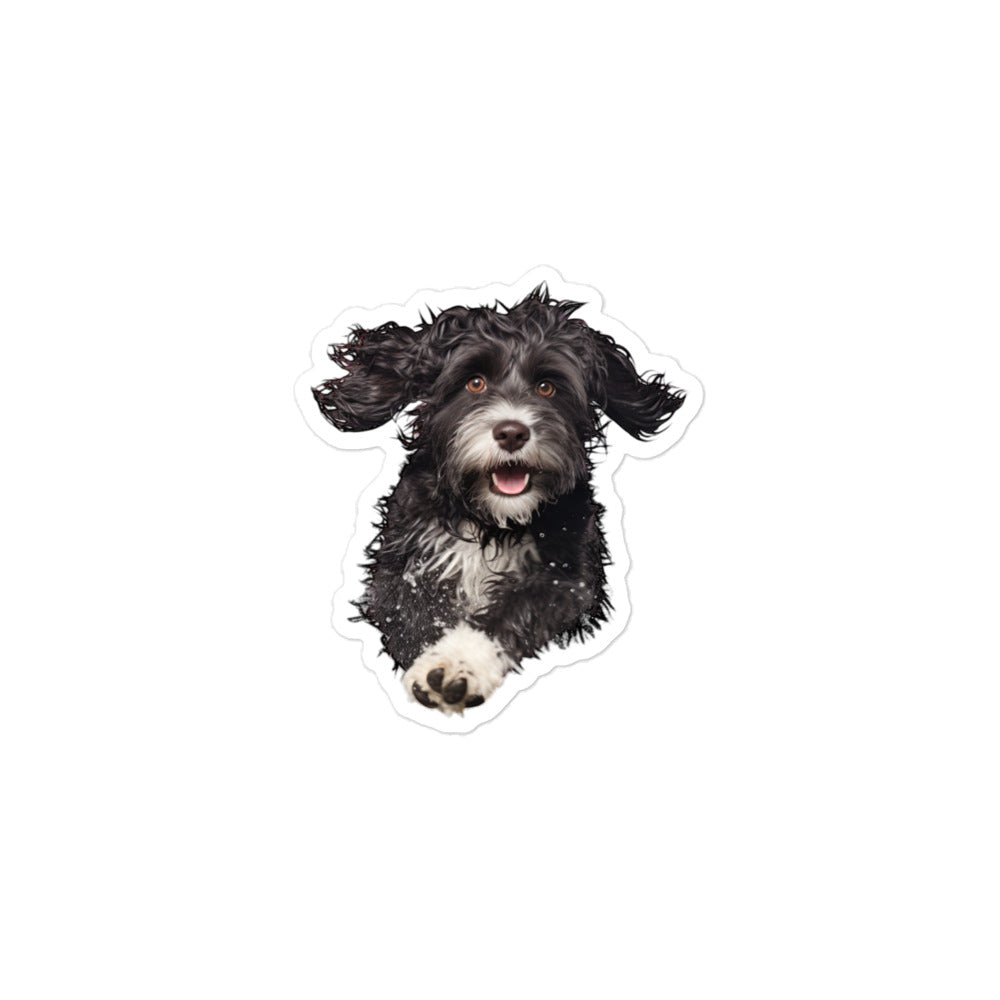 Portuguese Water Dog Sticker - Stickerfy.ai