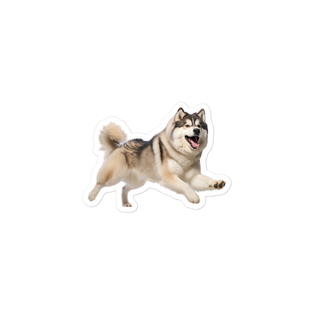 Alaskan Malamute Sticker - Stickerfy.ai