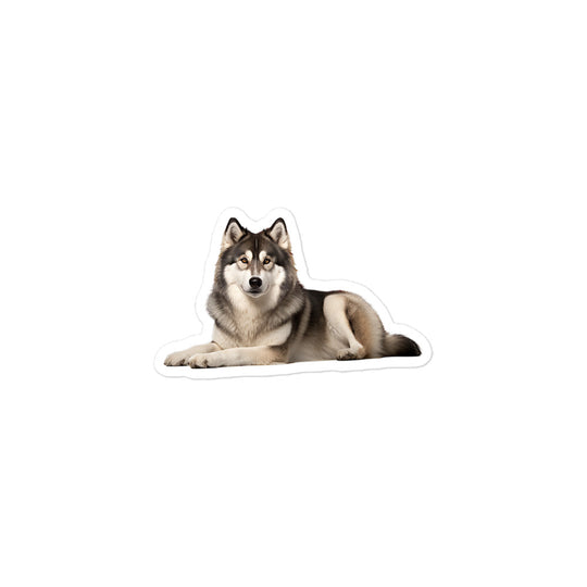 Alaskan Malamute Sticker - Stickerfy.ai