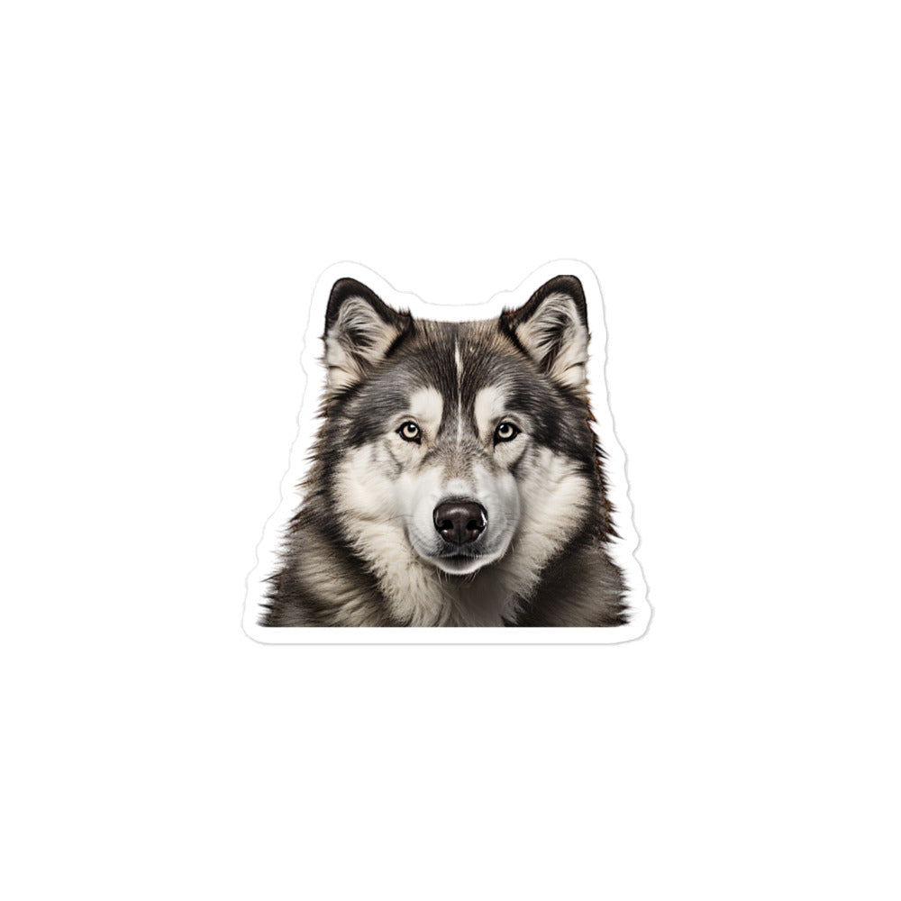 Alaskan Malamute Sticker - Stickerfy.ai