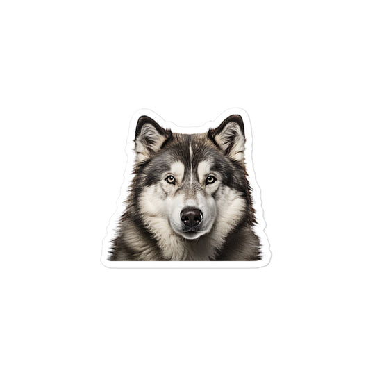 Alaskan Malamute Sticker - Stickerfy.ai