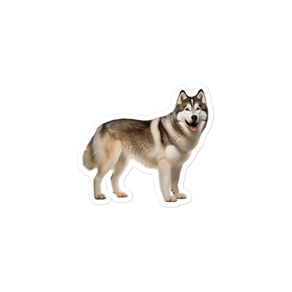Alaskan Malamute Sticker - Stickerfy.ai