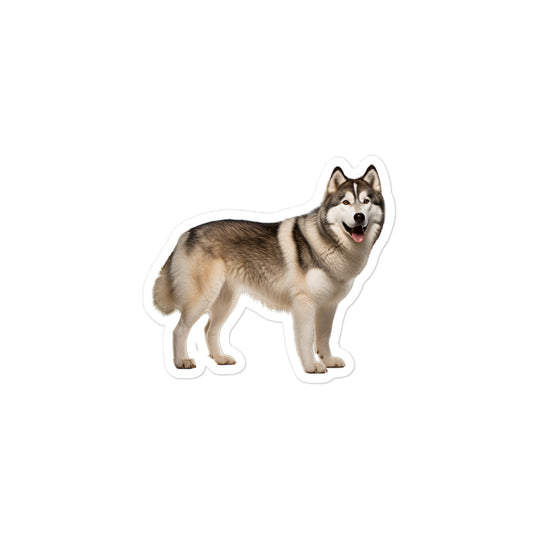 Alaskan Malamute Sticker - Stickerfy.ai