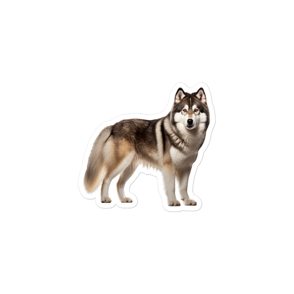 Alaskan Malamute Sticker - Stickerfy.ai
