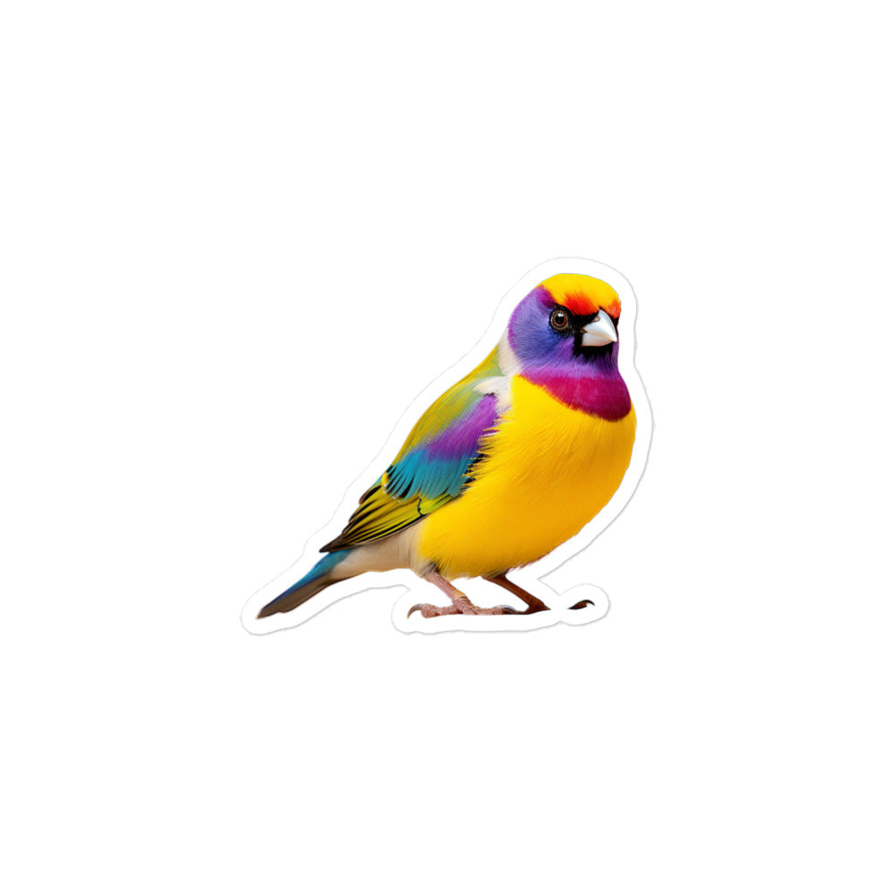 Gouldian Finch Sticker - Stickerfy.ai