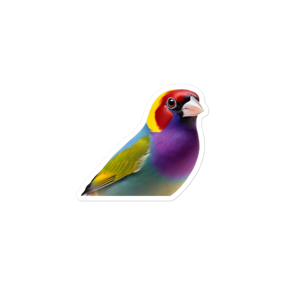 Gouldian Finch Sticker - Stickerfy.ai