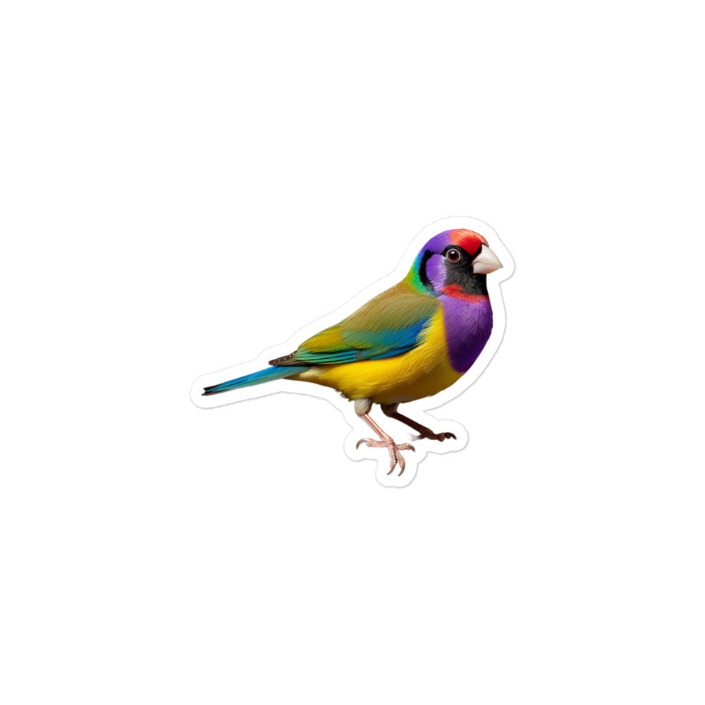 Gouldian Finch Sticker - Stickerfy.ai