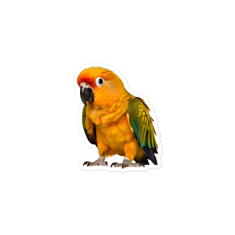 Sun Conure Sticker - Stickerfy.ai