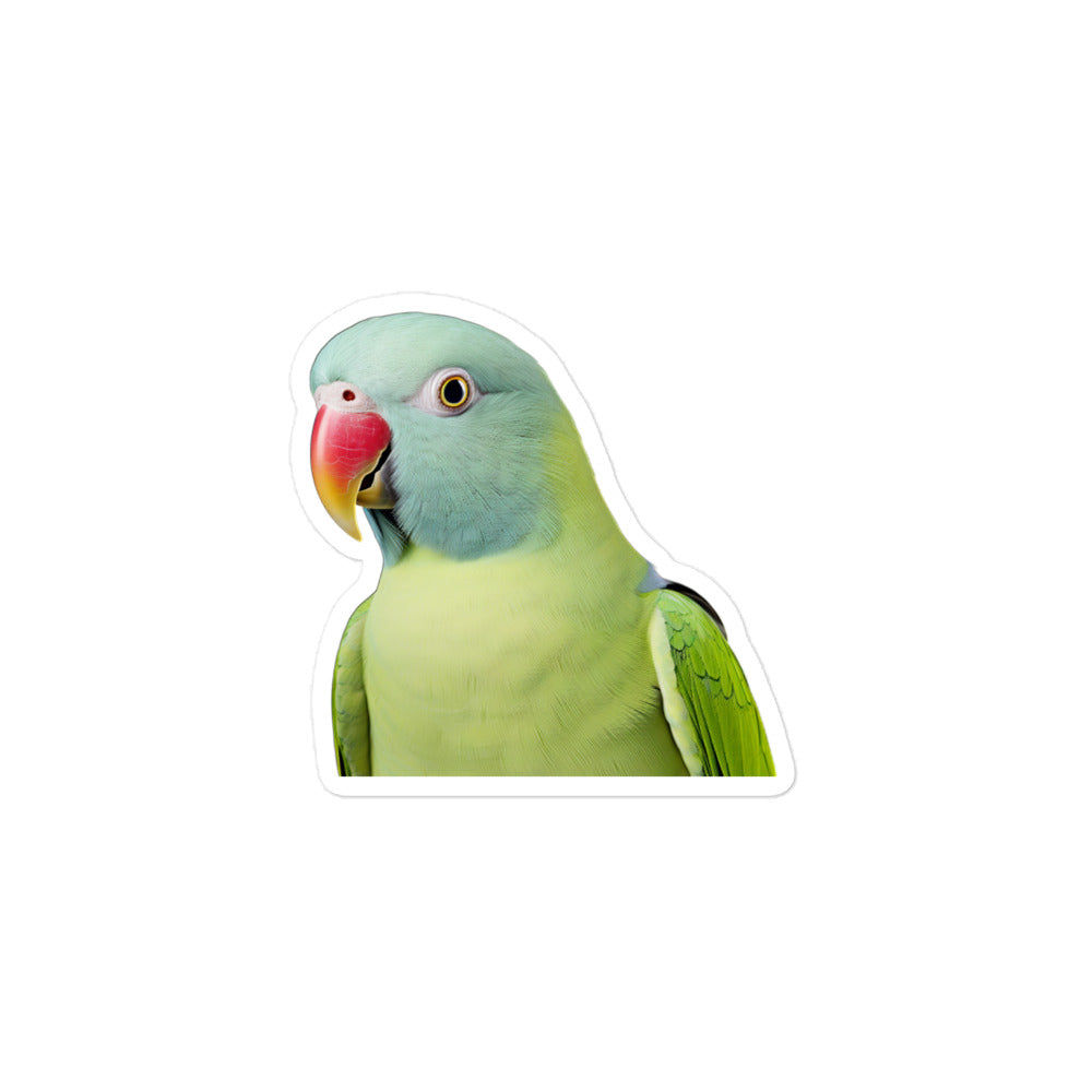 Indian Ringneck Parakeet Sticker - Stickerfy.ai