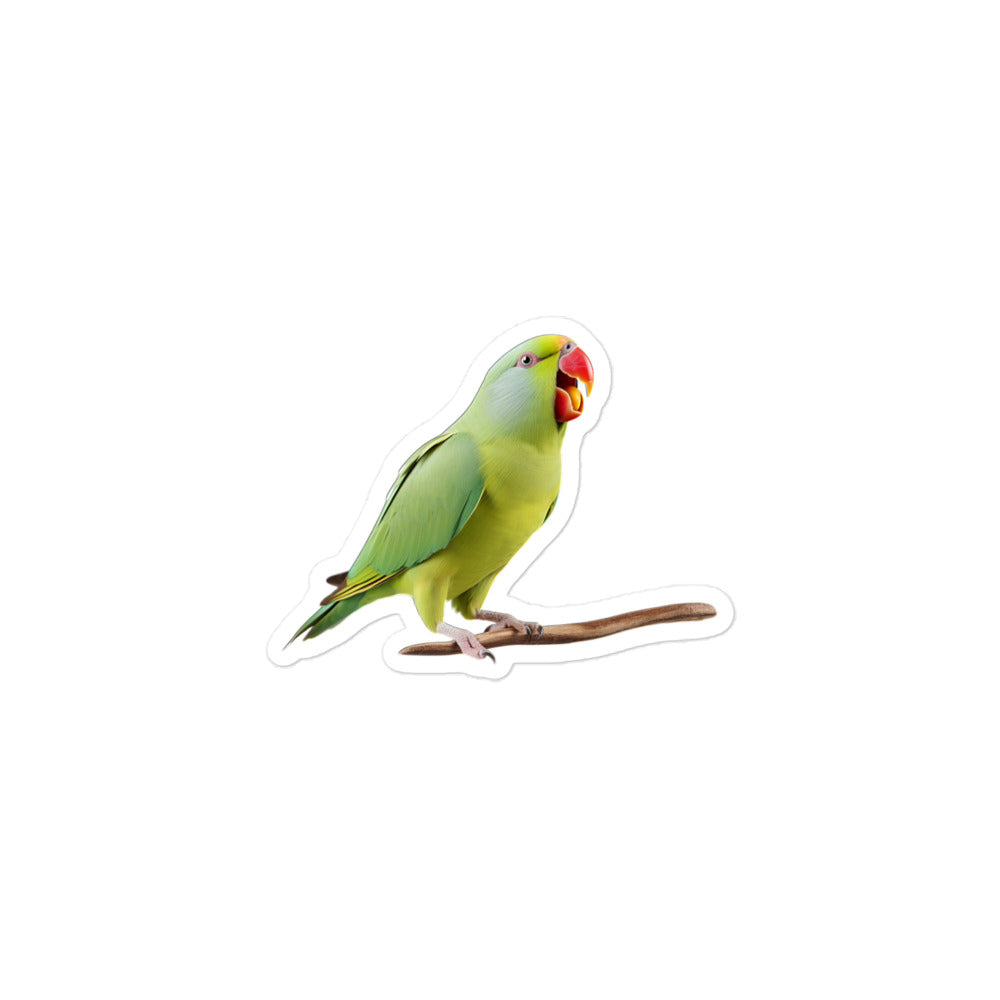 Indian Ringneck Parakeet Sticker - Stickerfy.ai