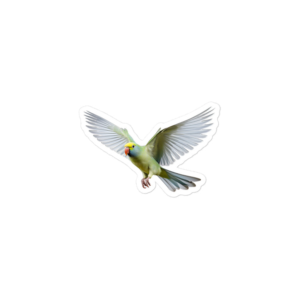 Indian Ringneck Parakeet Sticker - Stickerfy.ai