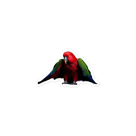 Eclectus Parrot Sticker - Stickerfy.ai