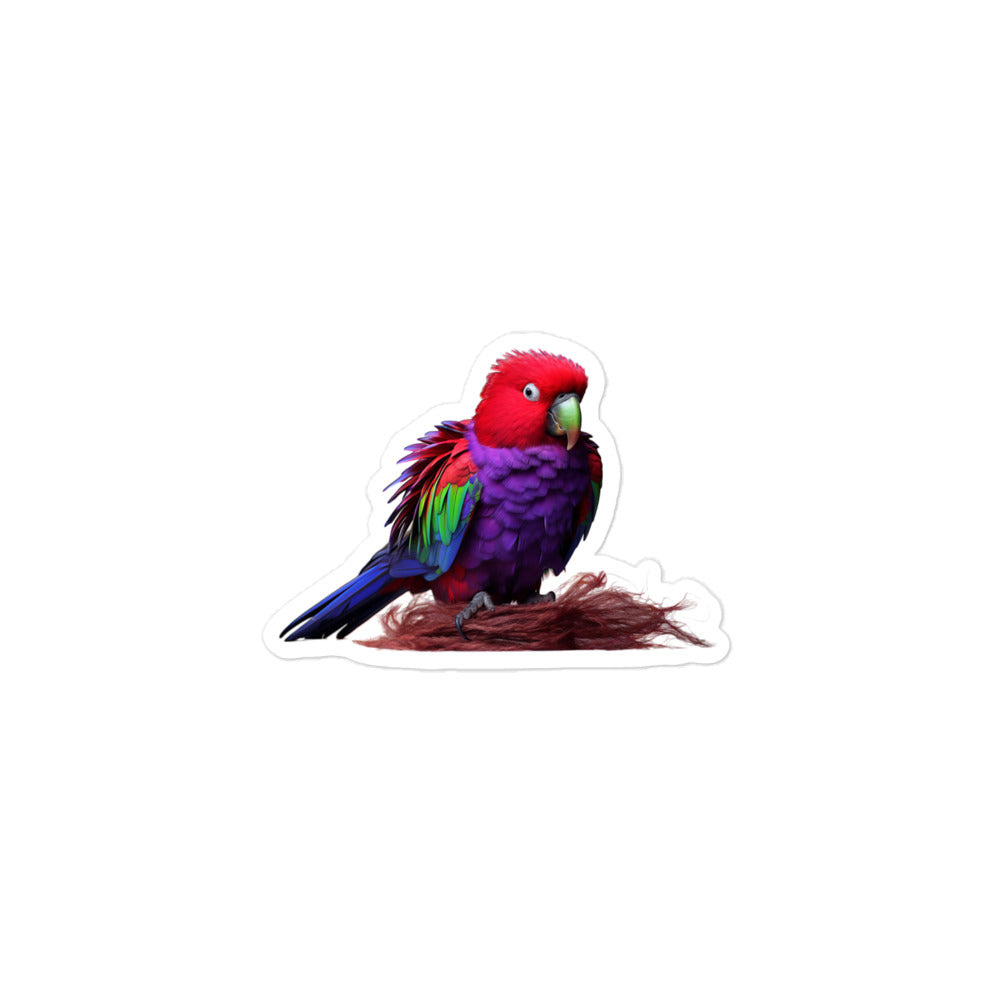 Eclectus Parrot Sticker - Stickerfy.ai