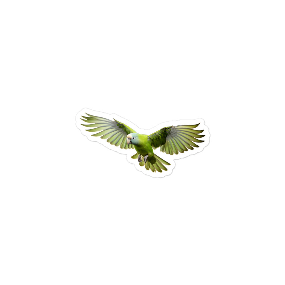 Quaker Parrot Sticker - Stickerfy.ai