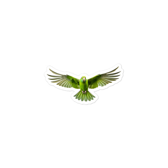 Quaker Parrot Sticker - Stickerfy.ai