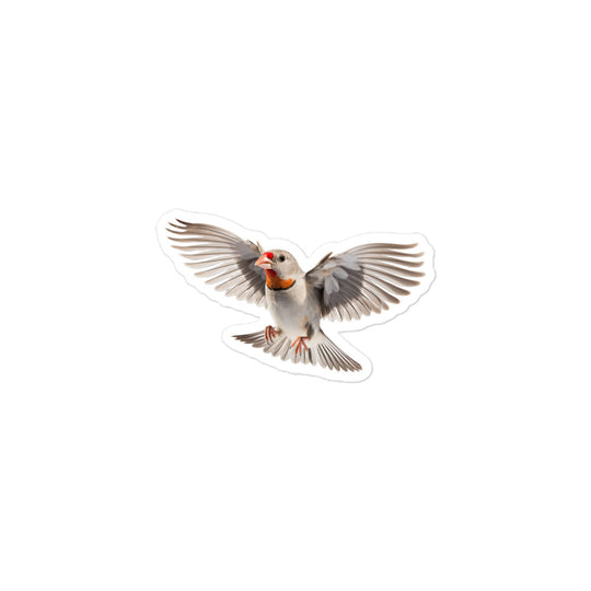 Zebra Finch Sticker - Stickerfy.ai