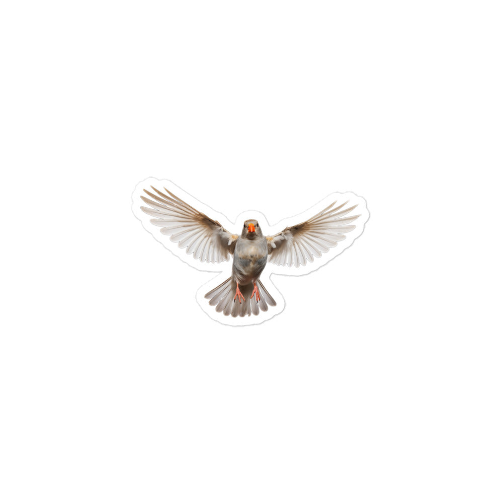 Zebra Finch Sticker - Stickerfy.ai