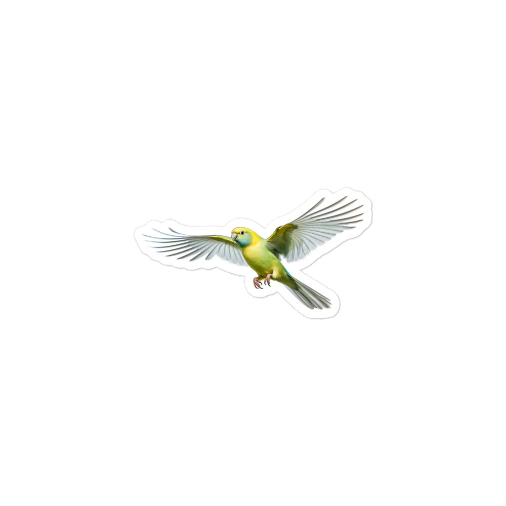 Canary Winged Parakeet Sticker - Stickerfy.ai