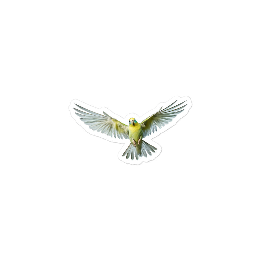 Canary Winged Parakeet Sticker - Stickerfy.ai