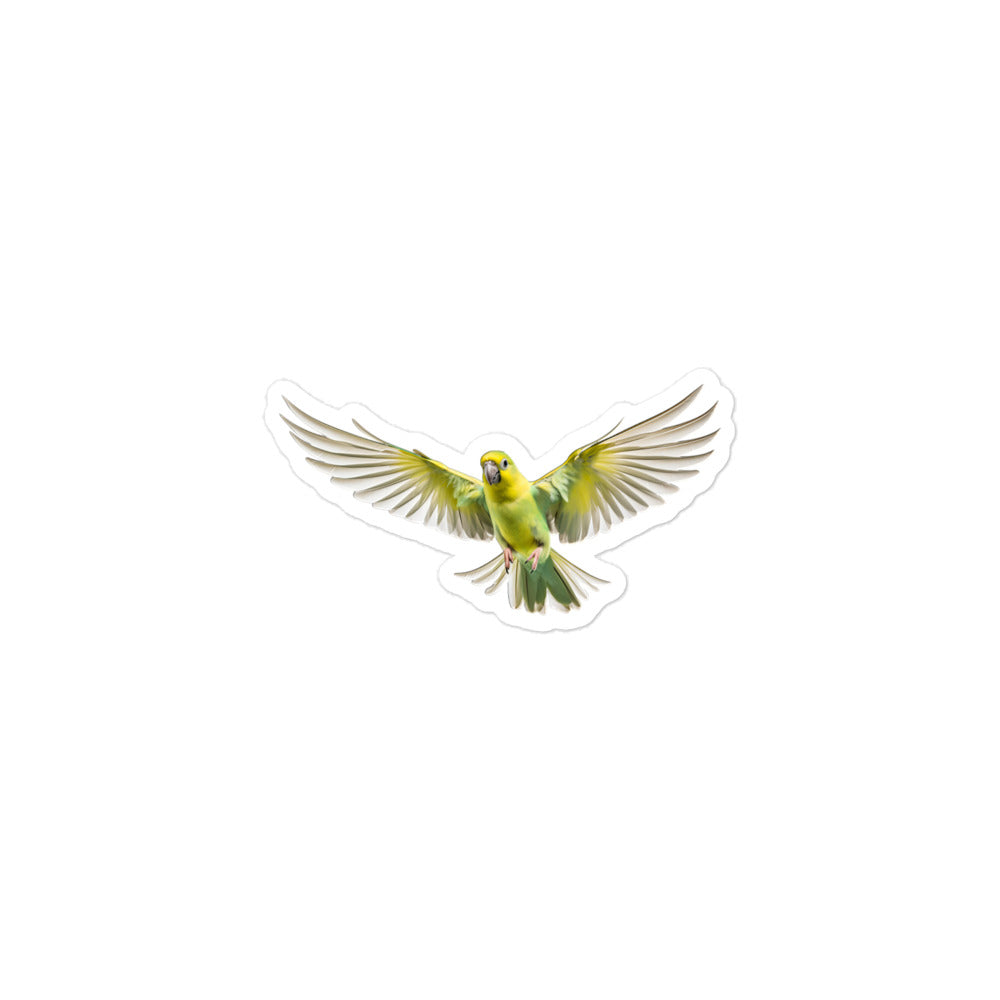 Canary Winged Parakeet Sticker - Stickerfy.ai