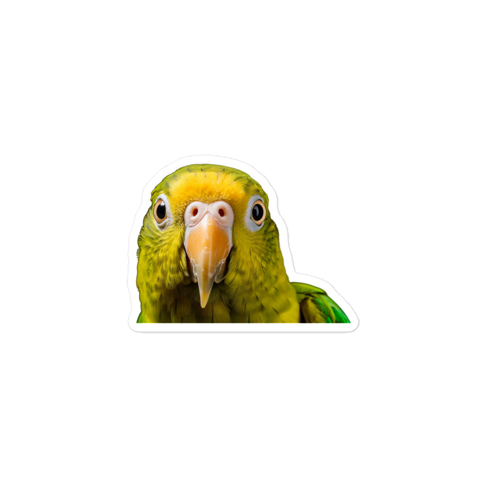 Canary Winged Parakeet Sticker - Stickerfy.ai