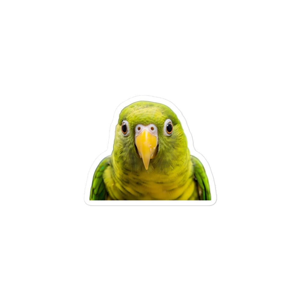 Canary Winged Parakeet Sticker - Stickerfy.ai