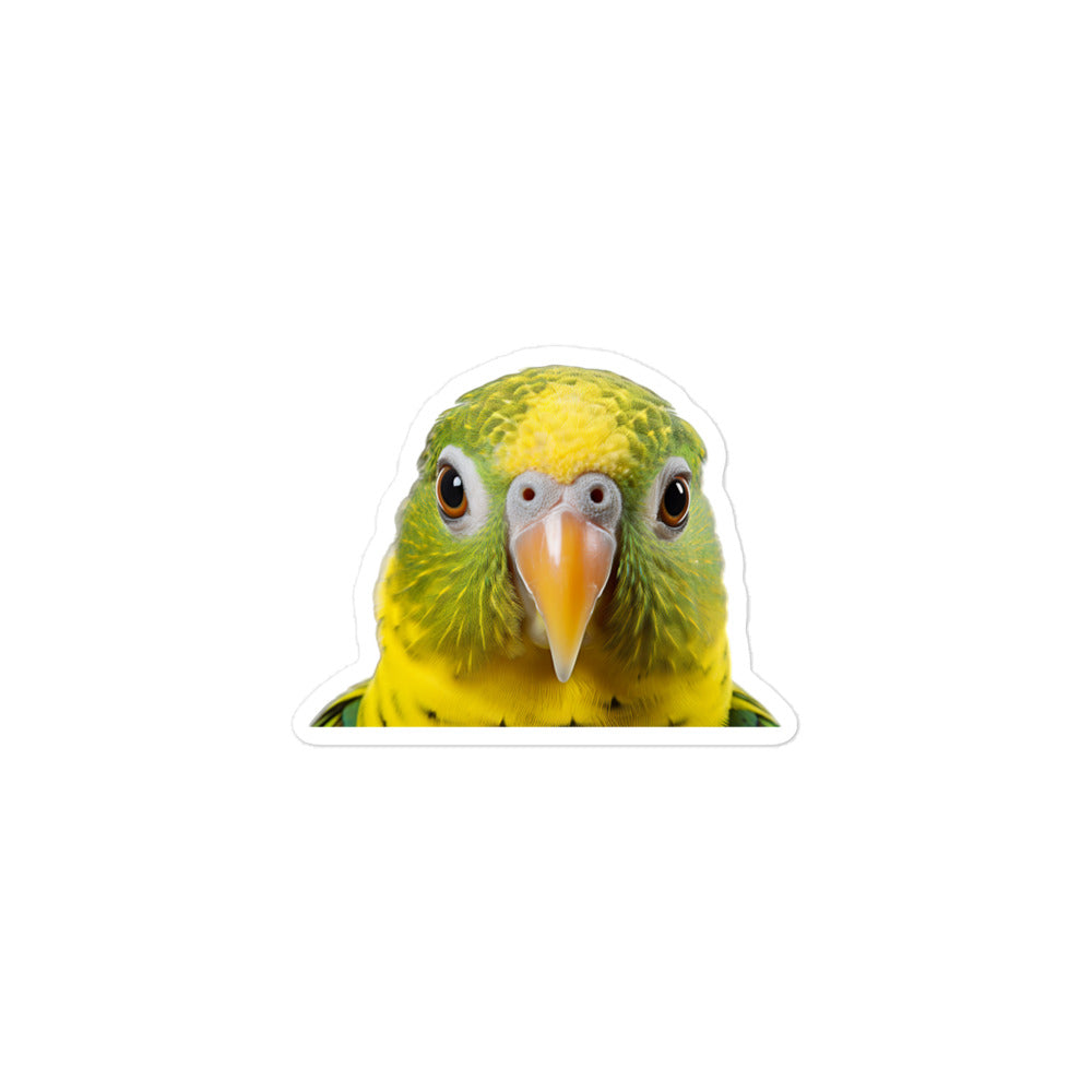 Canary Winged Parakeet Sticker - Stickerfy.ai