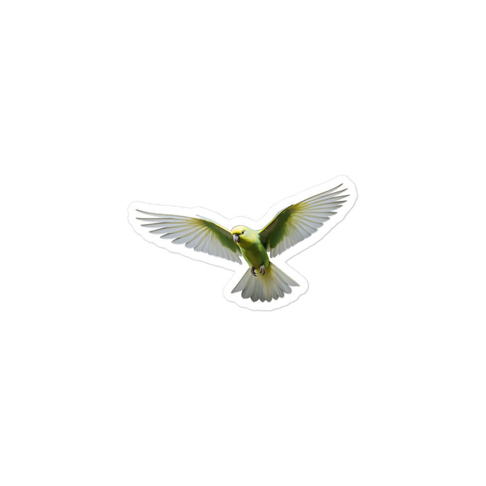 Canary Winged Parakeet Sticker - Stickerfy.ai