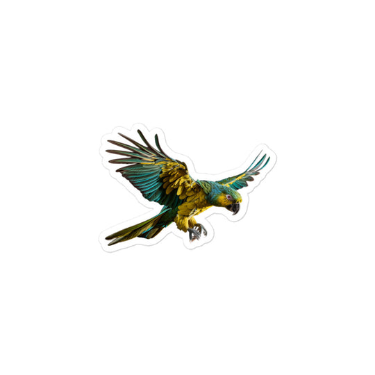 Blue Fronted Amazon Parrot Sticker - Stickerfy.ai