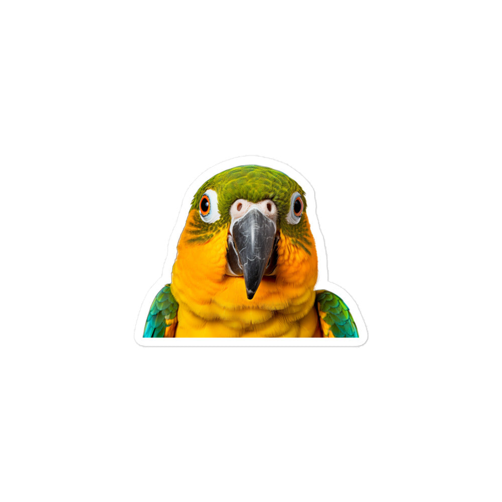 Blue Fronted Amazon Parrot Sticker - Stickerfy.ai