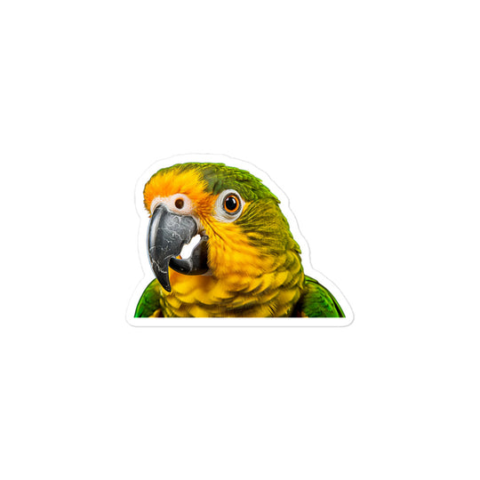 Blue Fronted Amazon Parrot Sticker - Stickerfy.ai