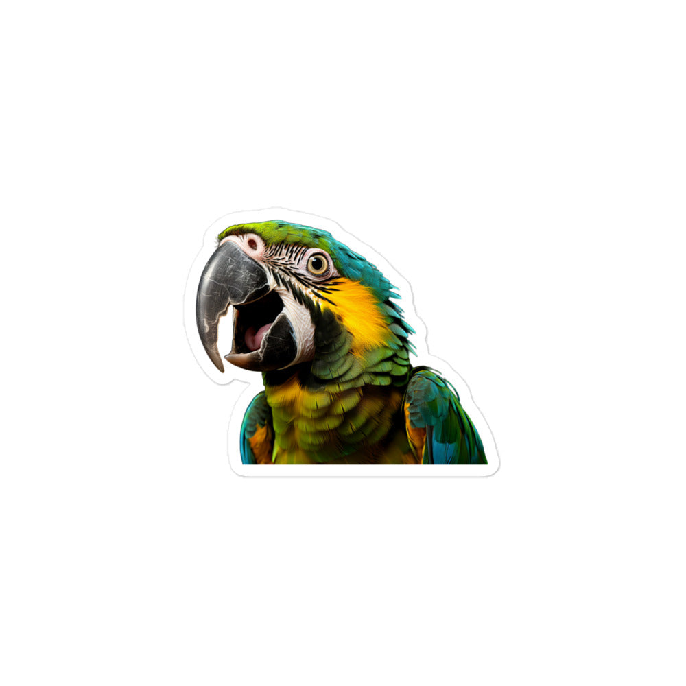 Blue Fronted Amazon Parrot Sticker - Stickerfy.ai