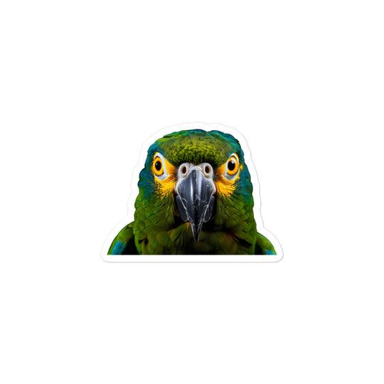 Blue Fronted Amazon Parrot Sticker - Stickerfy.ai