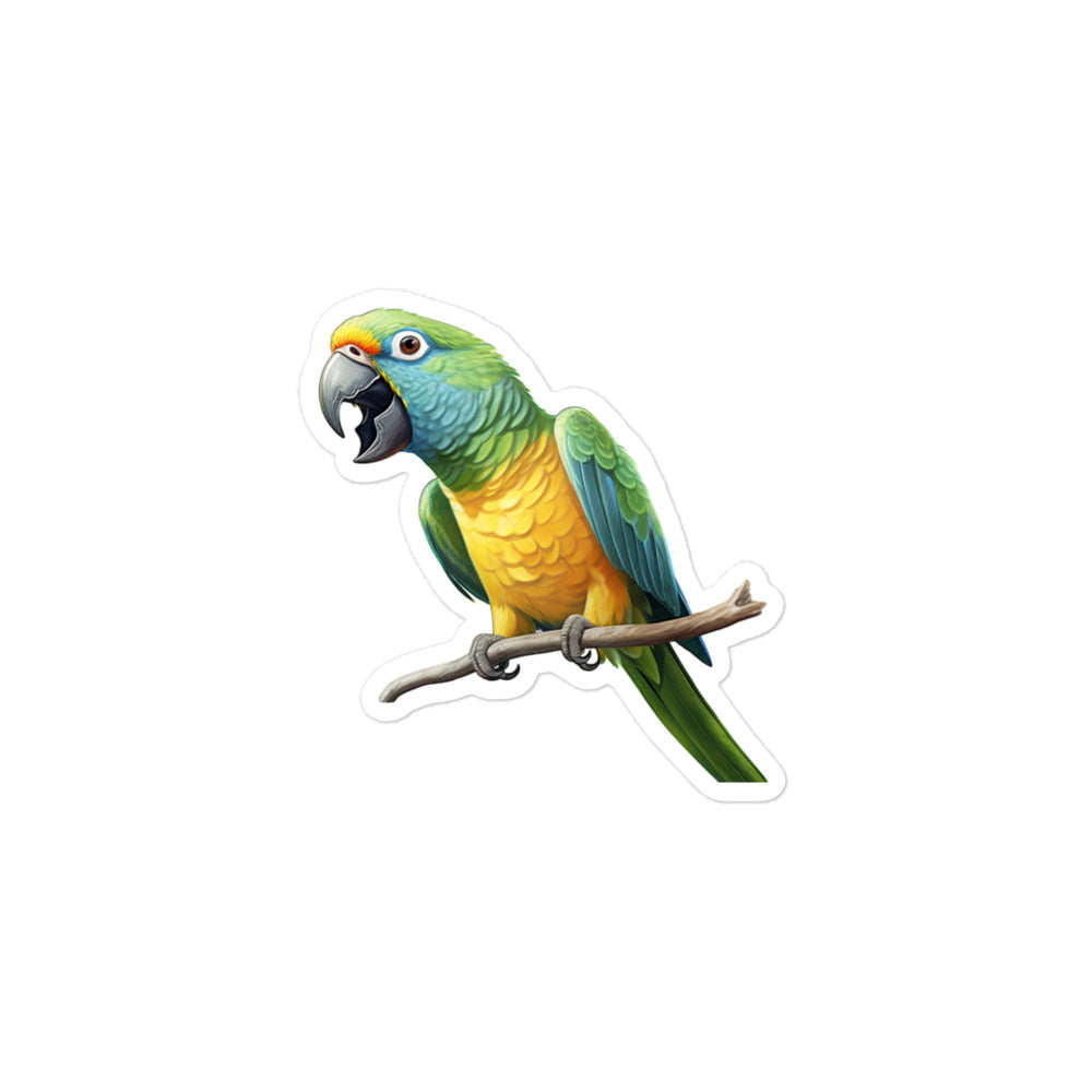 Blue Fronted Amazon Parrot Sticker - Stickerfy.ai