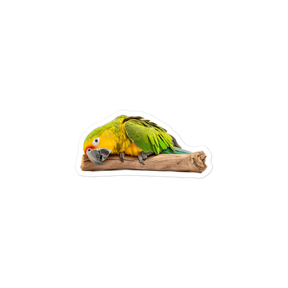 Amazon Parrot Sticker - Stickerfy.ai