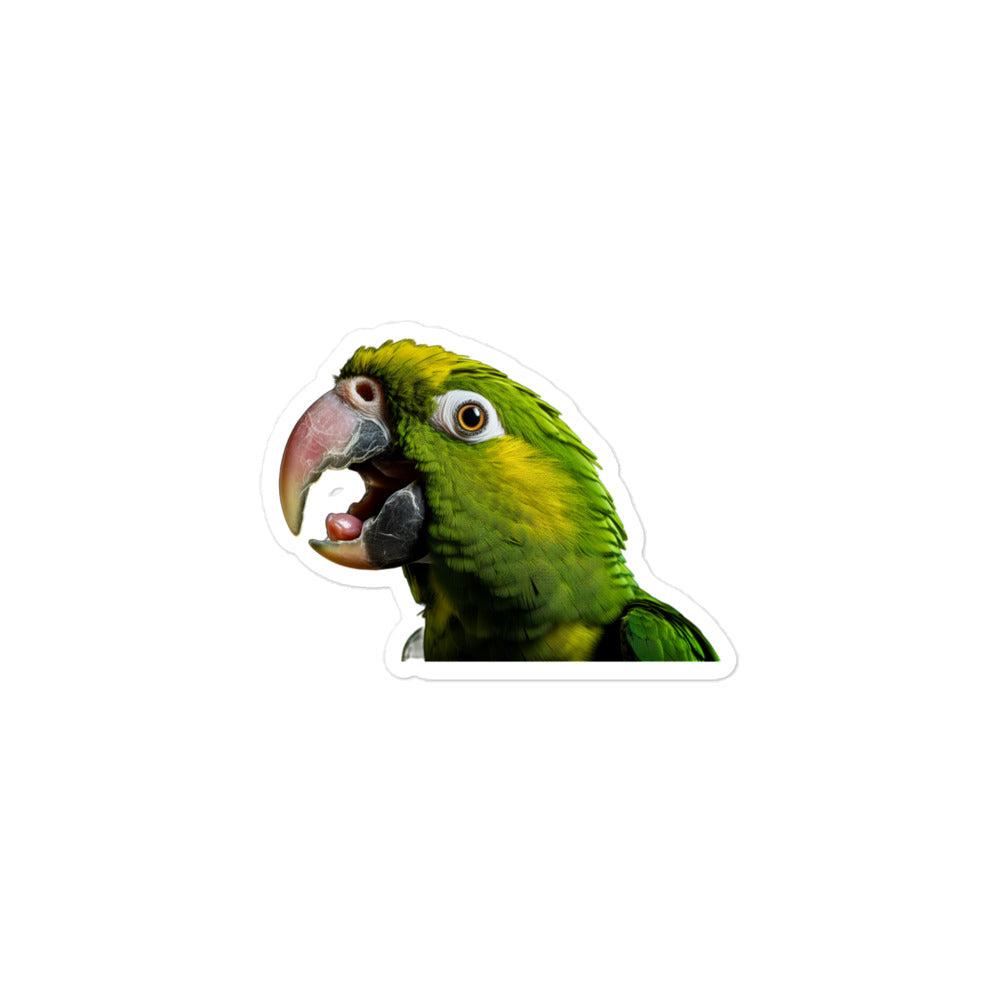 Amazon Parrot Sticker - Stickerfy.ai