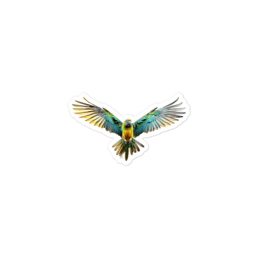 Amazon Parrot Sticker - Stickerfy.ai