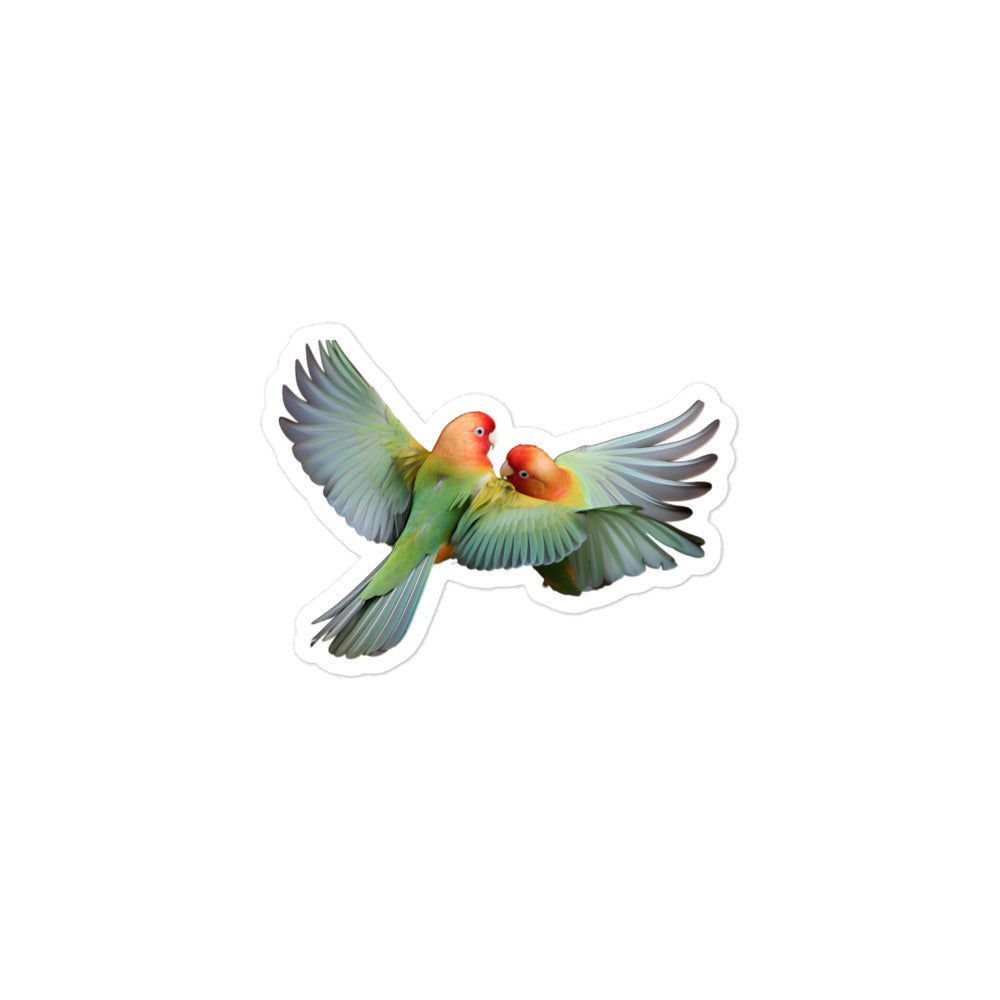 Fischer's Lovebird Sticker - Stickerfy.ai