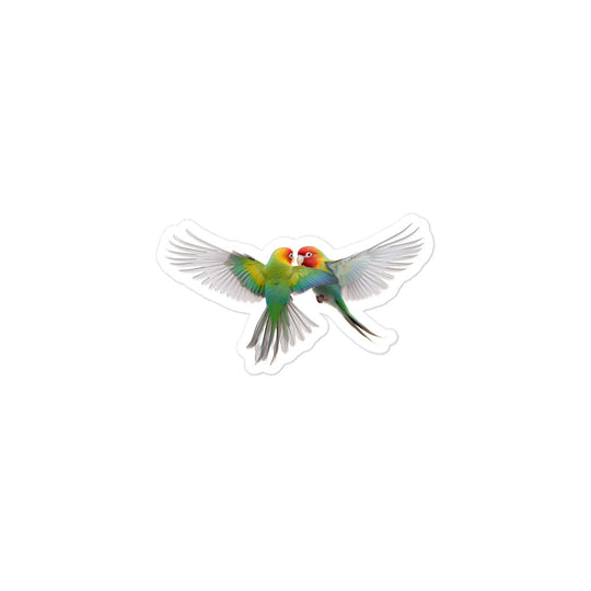 Fischer's Lovebird Sticker - Stickerfy.ai