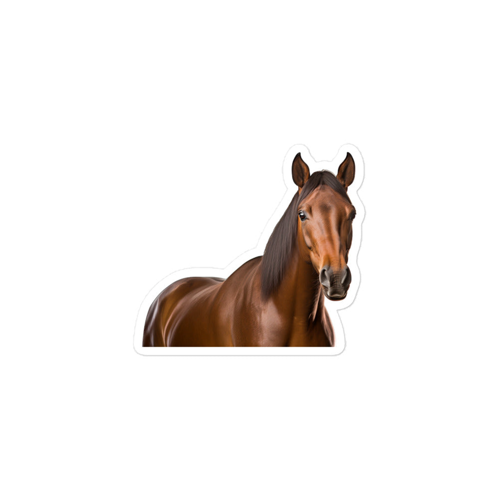 Thoroughbred Horse Sticker - Stickerfy.ai