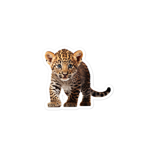 Amur Leopard Sticker - Stickerfy.ai