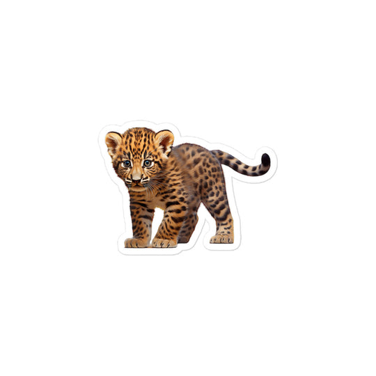 Amur Leopard Sticker - Stickerfy.ai