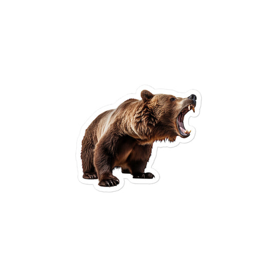 Grizzly Bear Sticker - Stickerfy.ai