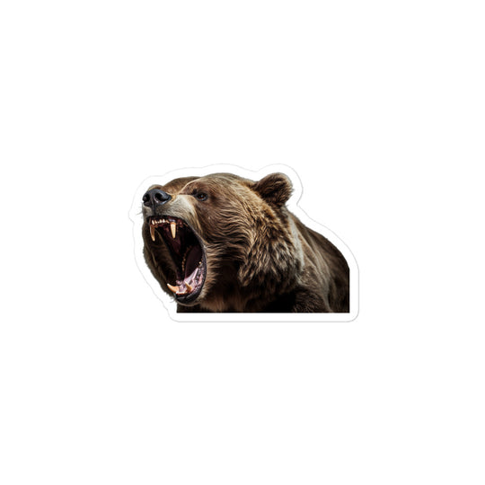 Grizzly Bear Sticker - Stickerfy.ai