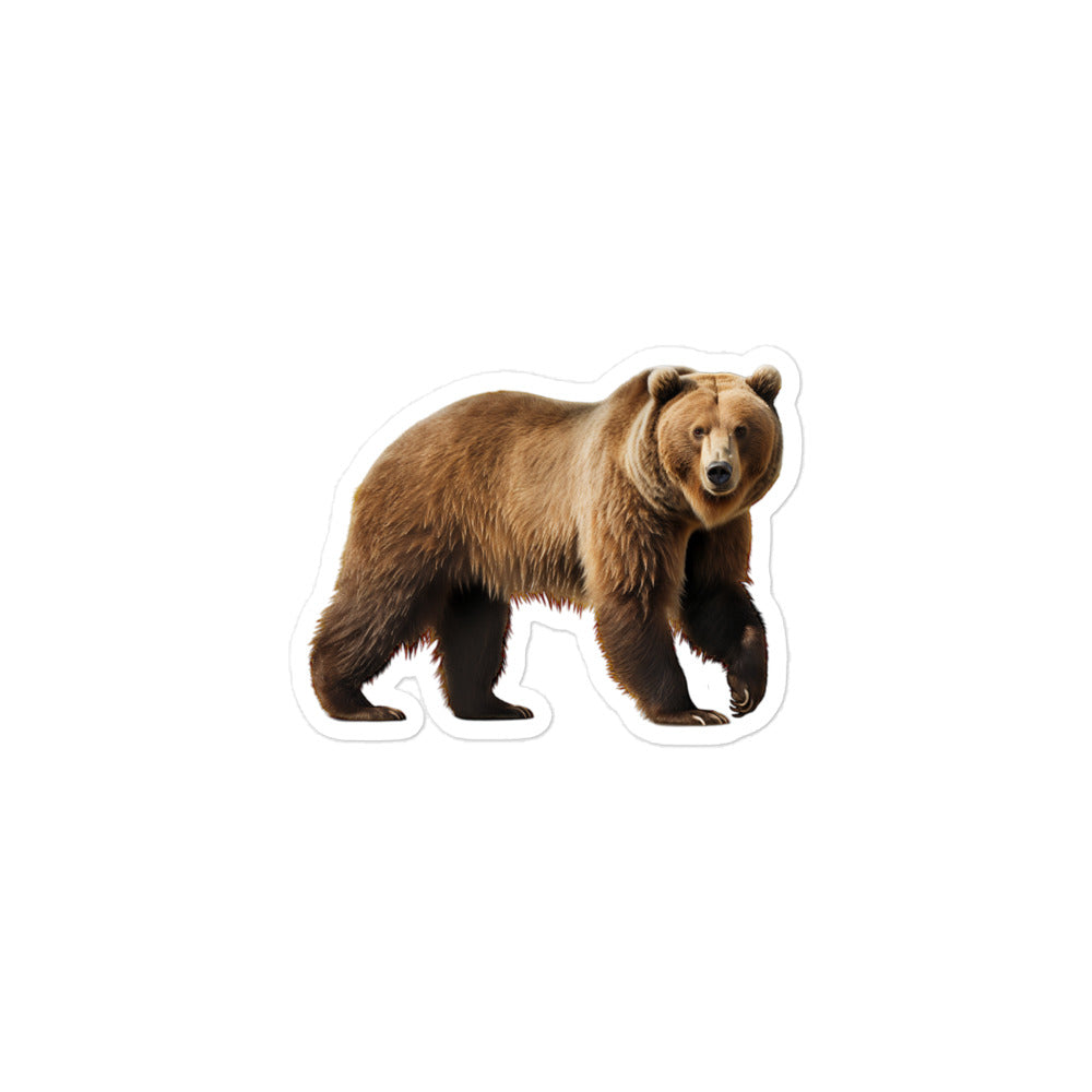 Grizzly Bear Sticker - Stickerfy.ai