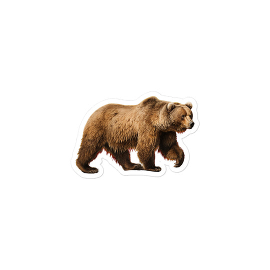 Grizzly Bear Sticker - Stickerfy.ai