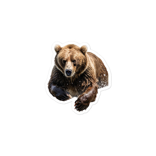 Grizzly Bear Sticker - Stickerfy.ai